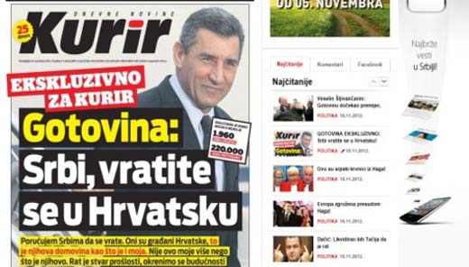 gotovina kurir