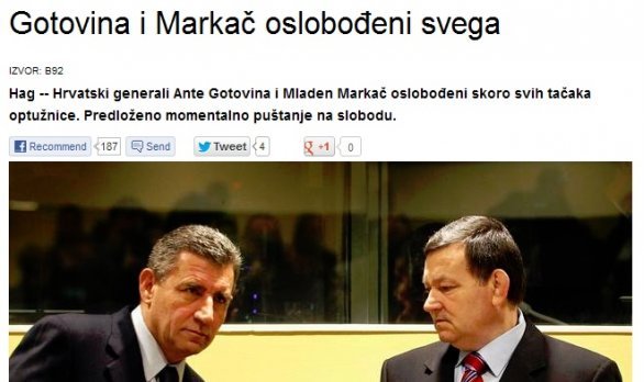 gotovina markac srpski mediji