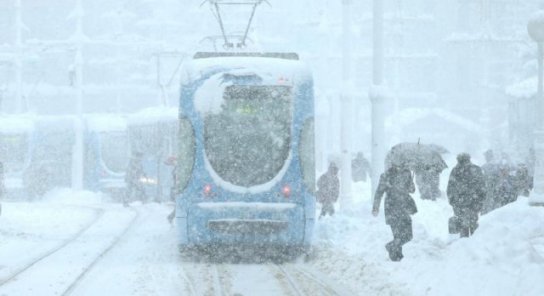 zagreb snijeg tramvaj